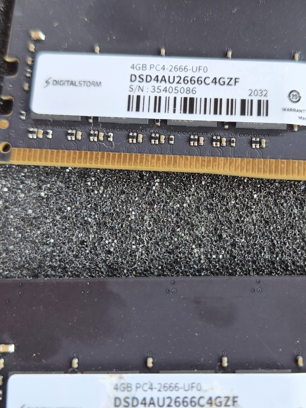 4GB DDR4-2666 Laptop RAM Module - Black